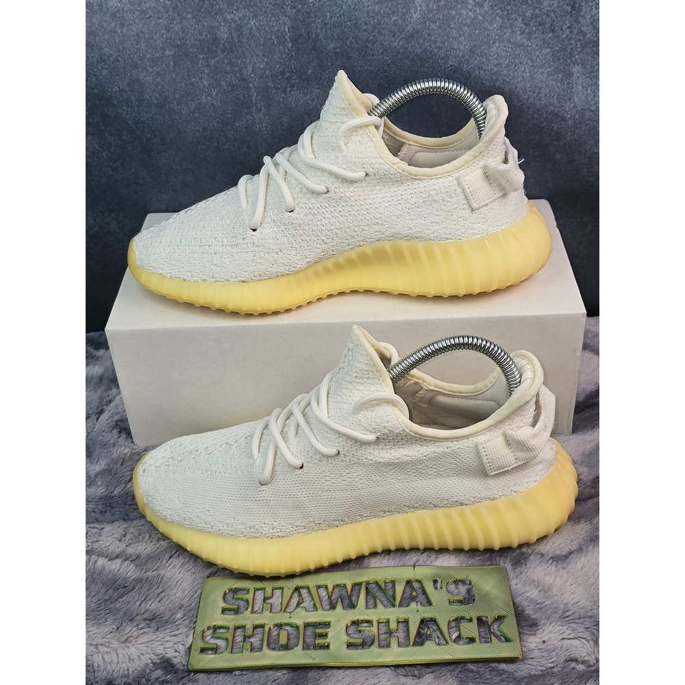 Adidas Yeezy Boost 350 V2 Cream/ triple White CP9366 Sneakers Mens Size 6